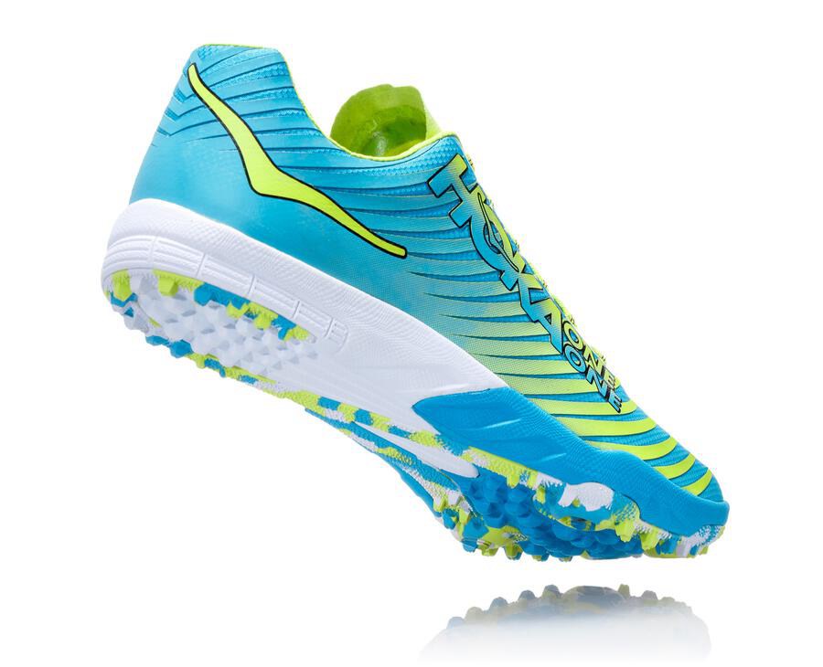 Hoka One One Spikes Dames - Evo Xc - Blauw/Groen - GS0568314